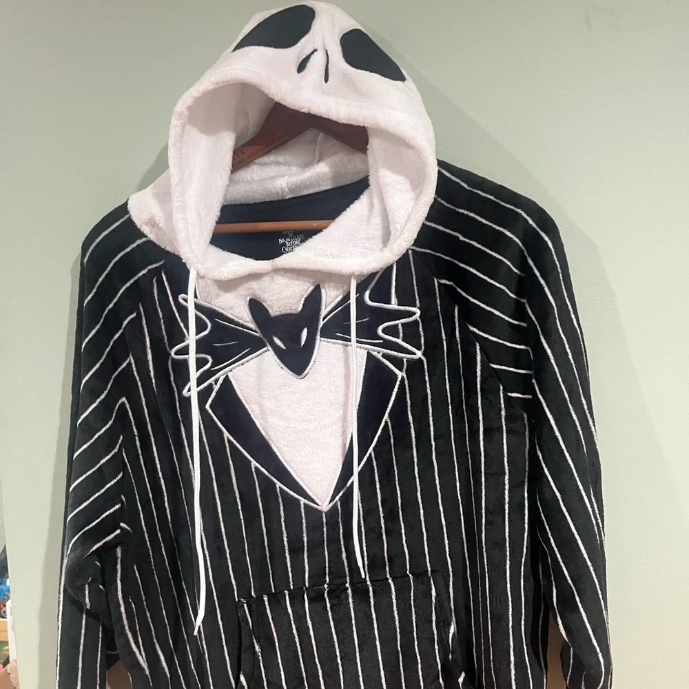 6/$25 Disney Jack Skeleton Nightmare before Christmas Soft Hoodie - Picture 8 of 8